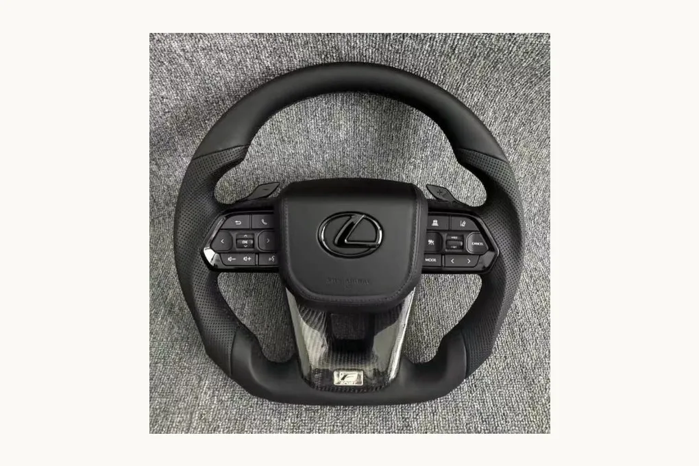 Lexus LX500 Paddle Nappa Leather Wheel — Custom Steering Wheel